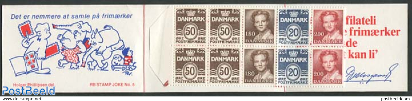 Denmark 1982 Definitives Booklet (H23 On Cover), Mint NH, Stamp Booklets - Unused Stamps
