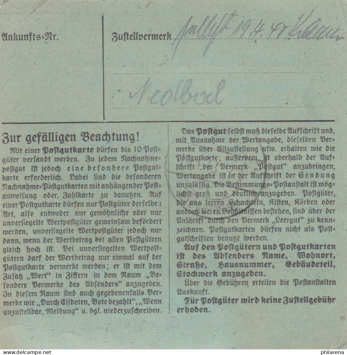 Paketkarte 1948: Memmingen Nach Gmund, Besonderes Formular - Lettres & Documents