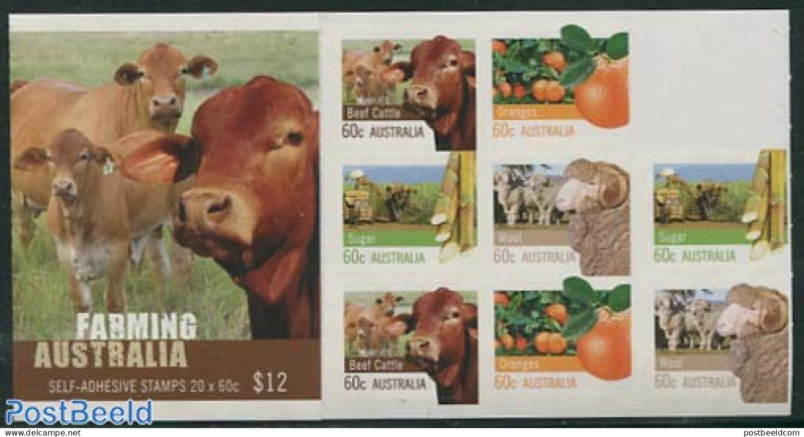 Australia 2012 Agriculture Foil Booklet, Mint NH, Various - Neufs