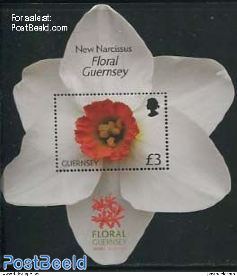 Guernsey 2012 Flowers S/s, Mint NH, Nature - Flowers & Plants - Guernesey