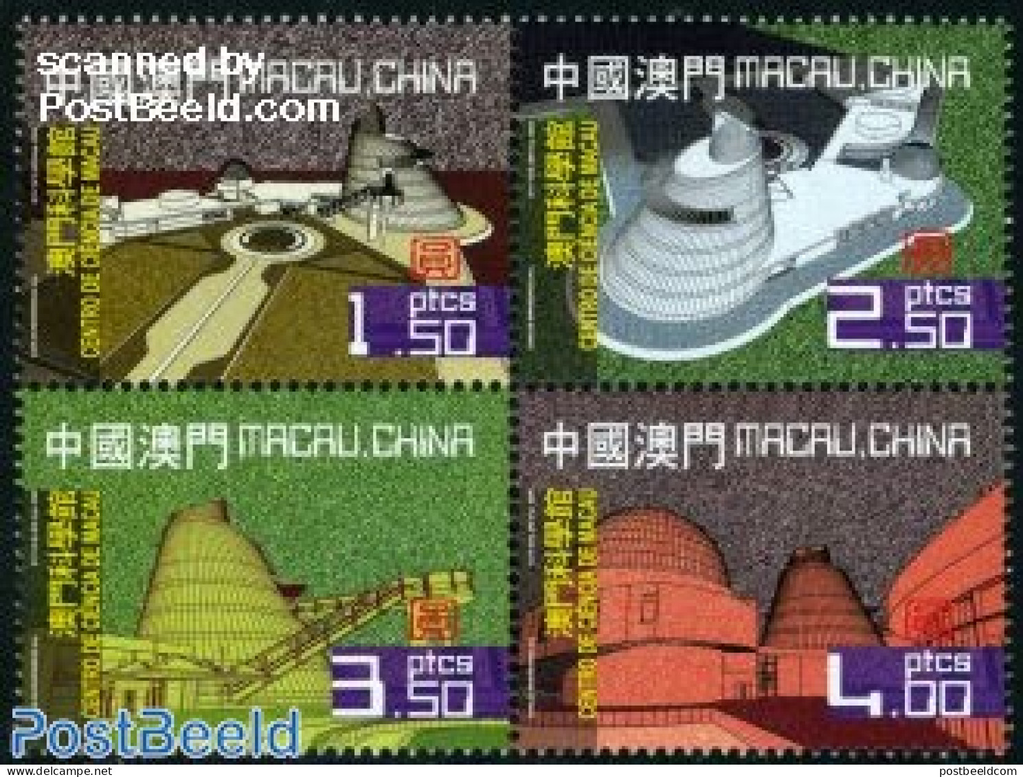 Macao 2009 Science Centre 4v [+] Or [:::], Mint NH, Art - Modern Architecture - Unused Stamps