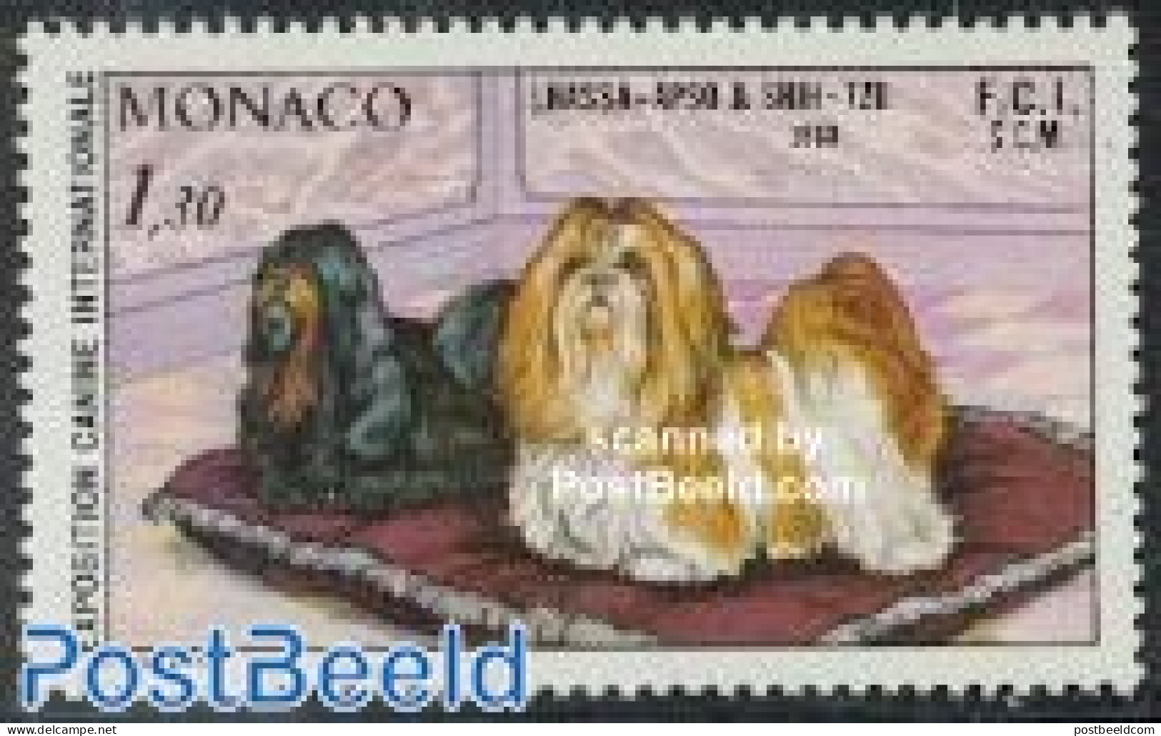 Monaco 1980 Dog Exposition 1v, Mint NH, Nature - Dogs - Neufs