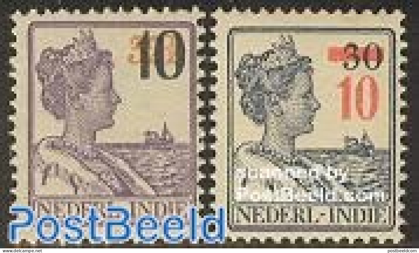 Netherlands Indies 1937 Definitives, Overprints 2v, Mint NH, Transport - Ships And Boats - Schiffe
