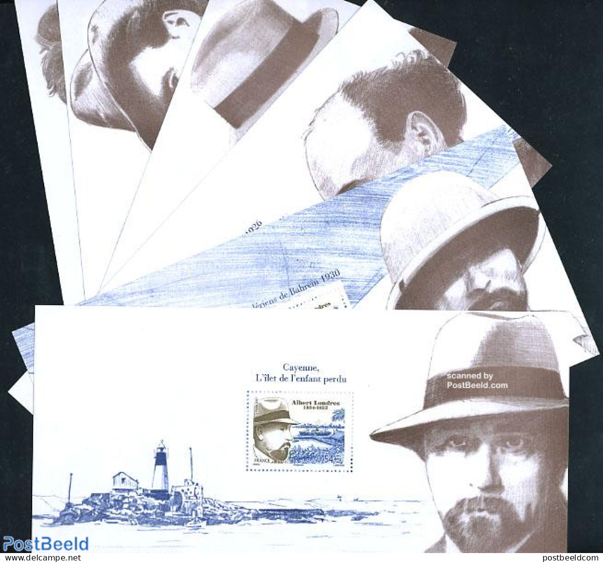 France 2007 Albert Londres, Limited Sheets, 6 S/s, Mint NH, Transport - Various - Ships And Boats - Lighthouses & Safe.. - Unused Stamps