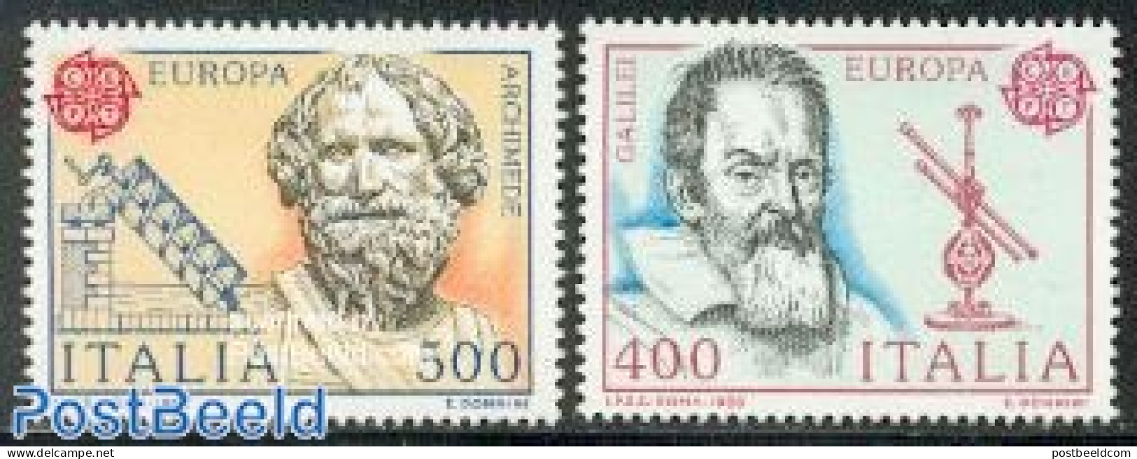 Italy 1983 Europa, Inventions 2v, Mint NH, History - Science - Europa (cept) - Physicians - Other & Unclassified