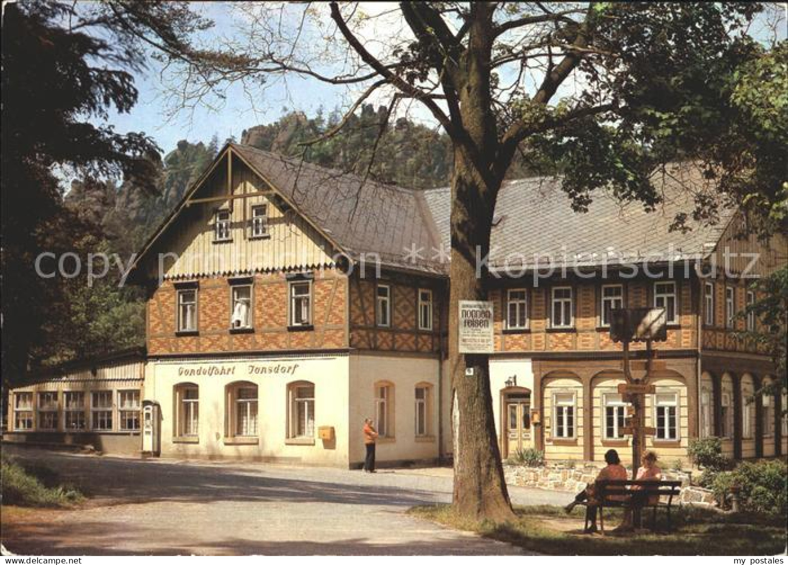 72238457 Jonsdorf HO Gaststaette Gondelfahrt  Kurort Jonsdorf - Autres & Non Classés