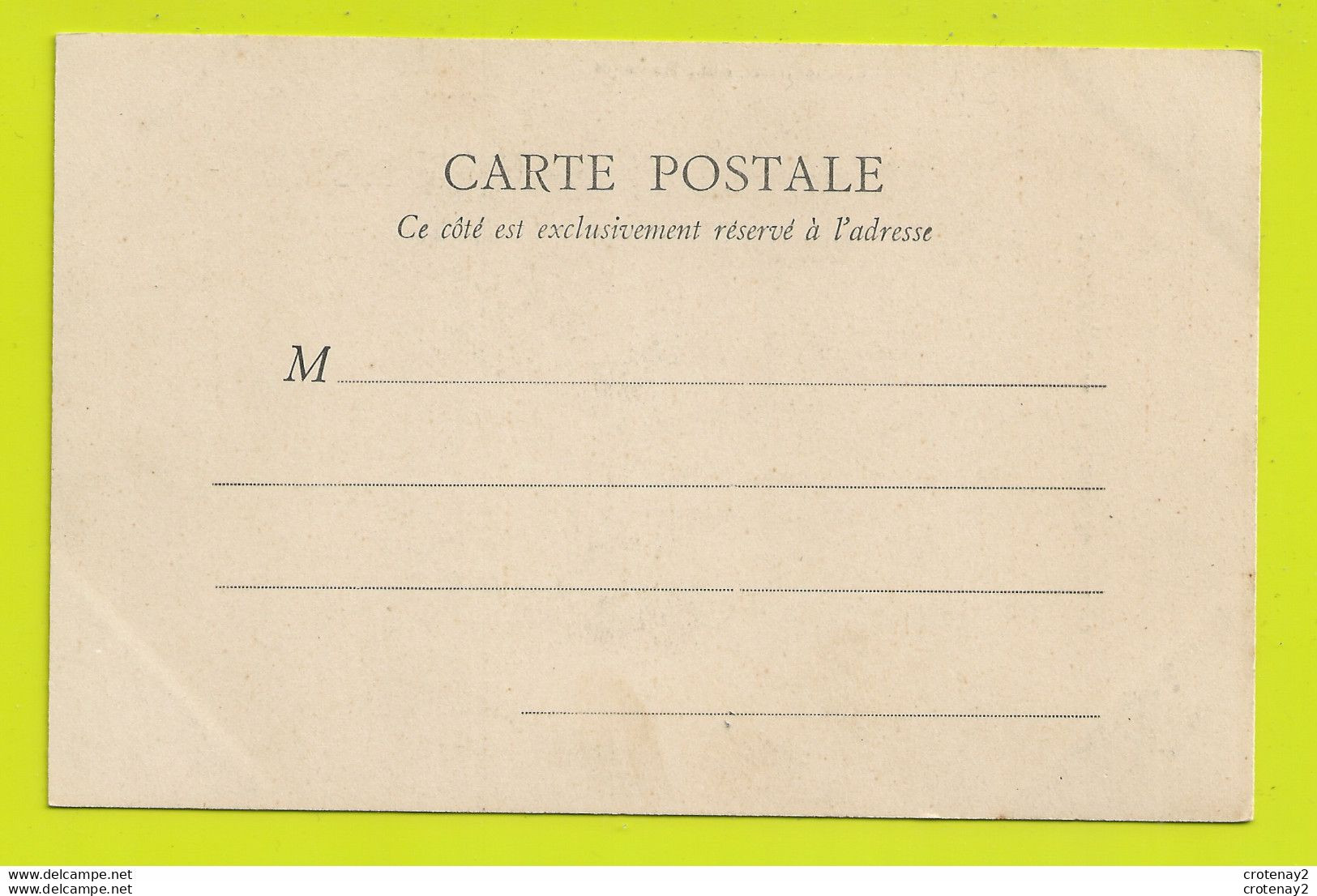 45 MONTARGIS La Poterne Du Château Brouette Avant 1905 TBE VOIR DOS Non Séparé - Montargis