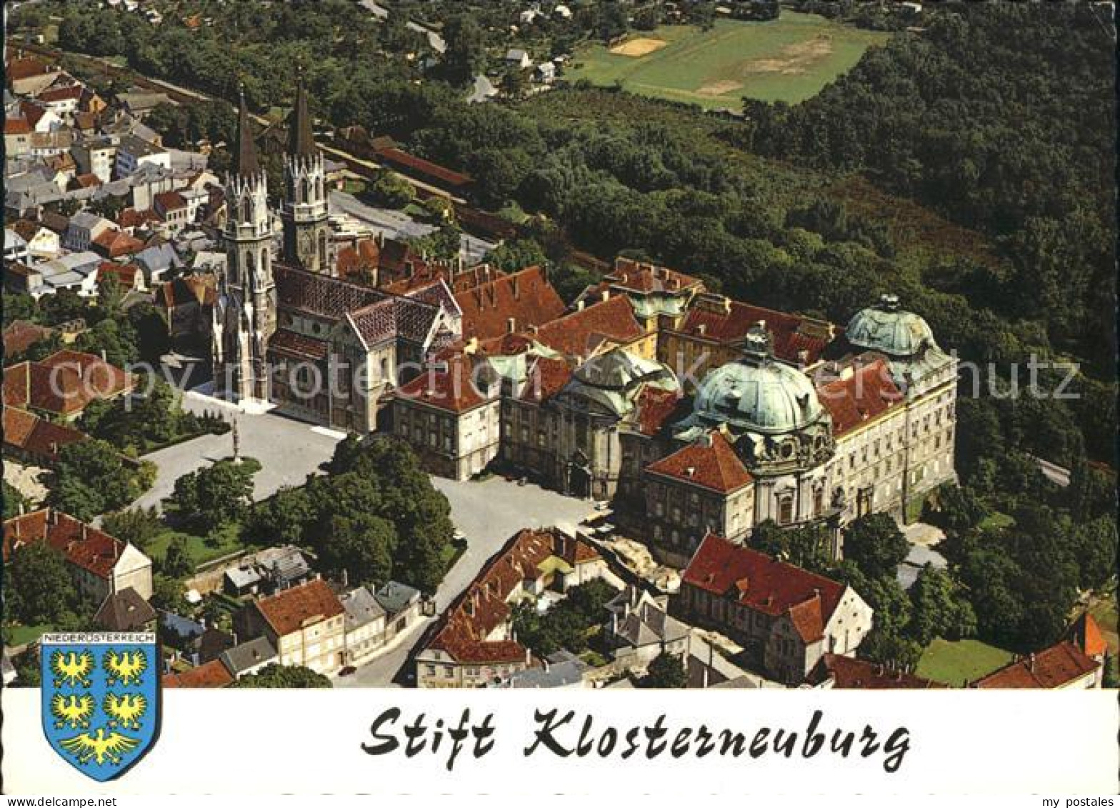 72238447 Klosterneuburg Fliegeraufnahme Stift  Klosterneuburg - Other & Unclassified