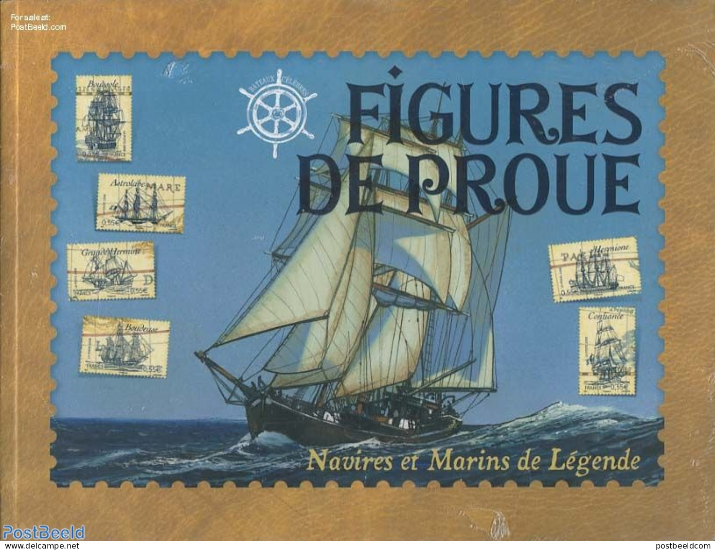 France 2008 Famous Ships Booklet, Mint NH, Transport - Stamp Booklets - Ships And Boats - Ungebraucht