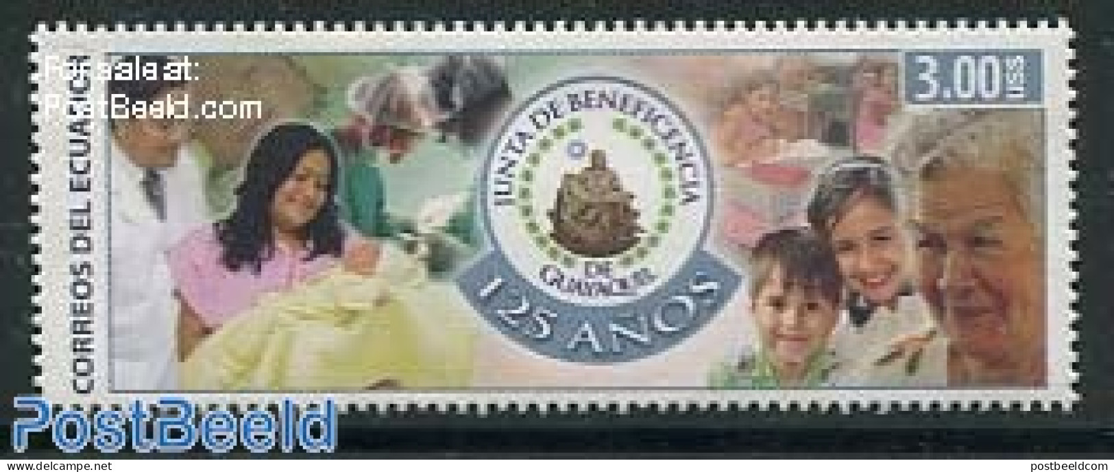 Ecuador 2012 125 Years Welfare 1v, Mint NH, Health - Health - Equateur