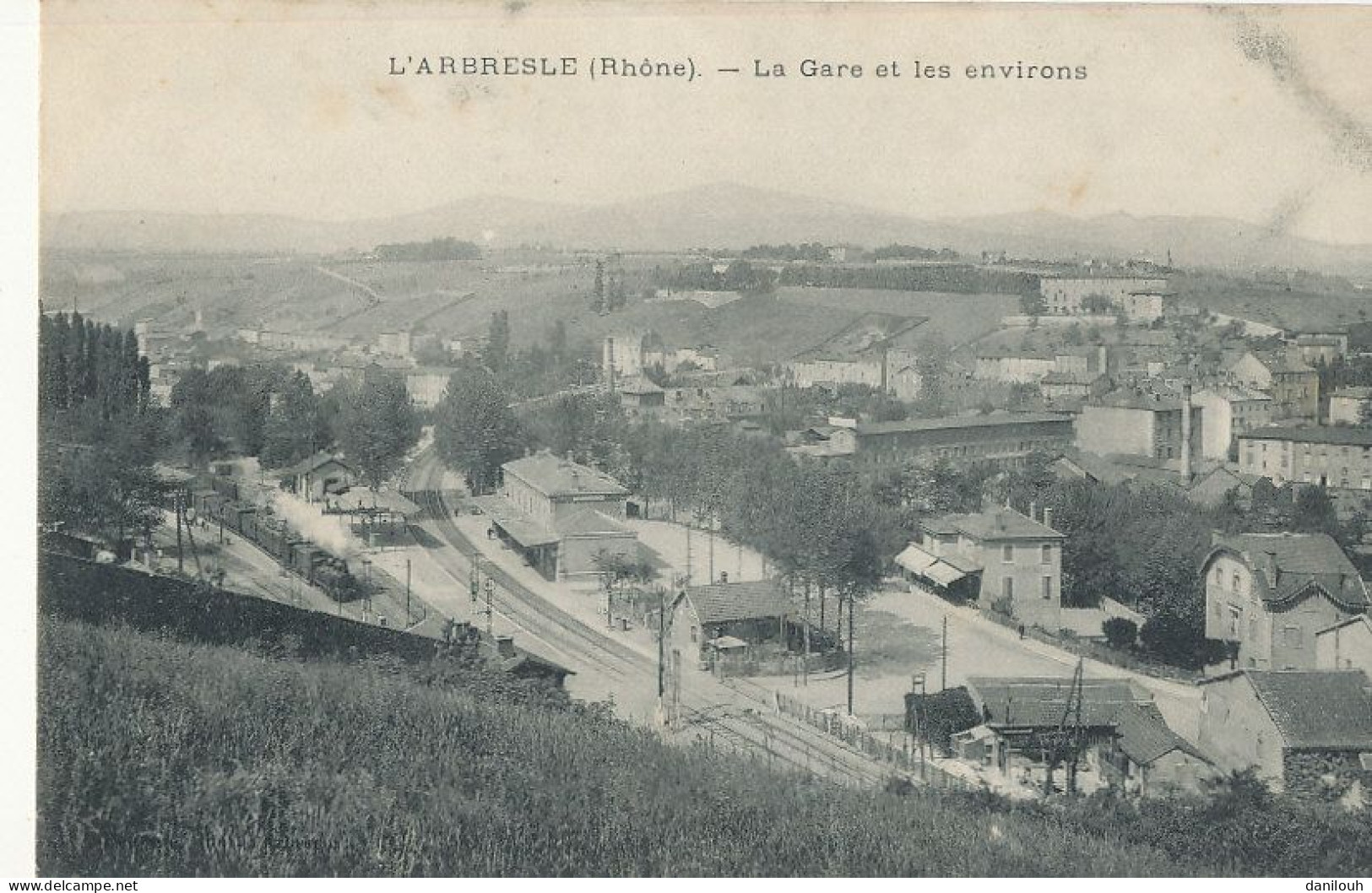 69 // L ARBRESLE   La Gare Et Ses Environs - L'Arbresle