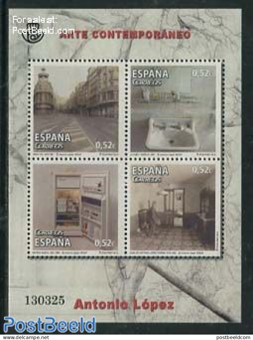 Spain 2013 Contemporary Art 4v M/s, Mint NH, Art - Industrial Design - Neufs