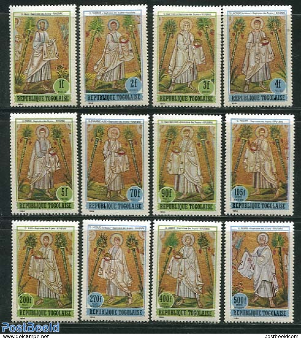 Togo 1984 Bible Scenes 12v, Mint NH, Religion - Religion - Togo (1960-...)