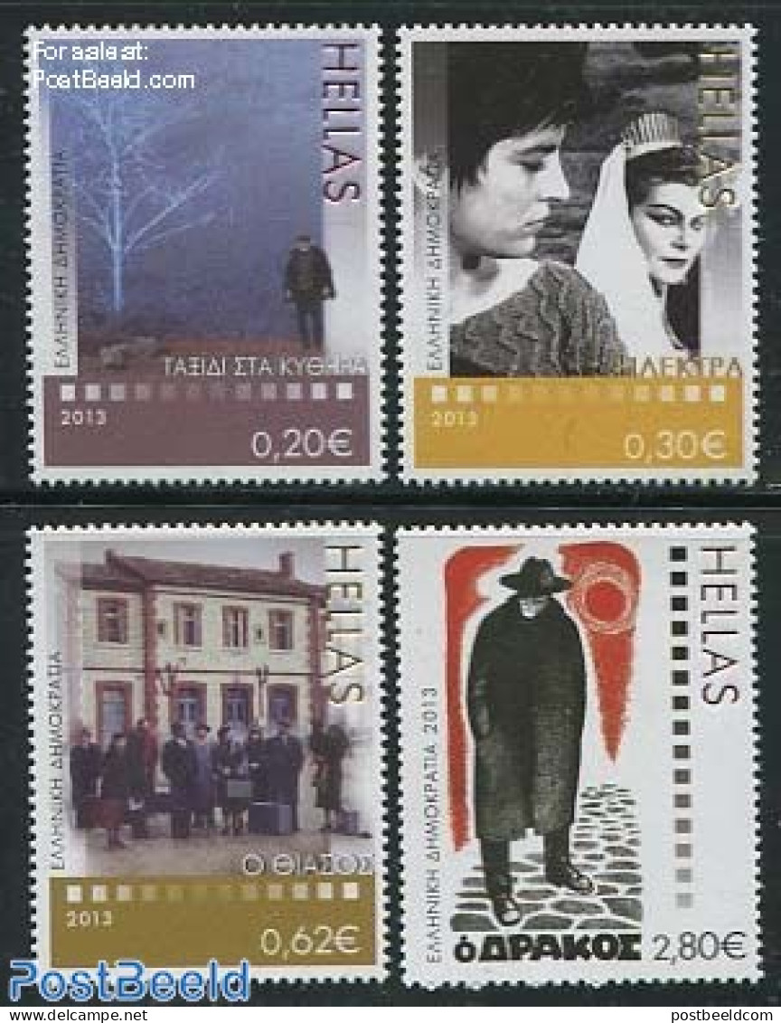 Greece 2013 Greek Film Award Winners 4v, Mint NH, Performance Art - Film - Unused Stamps