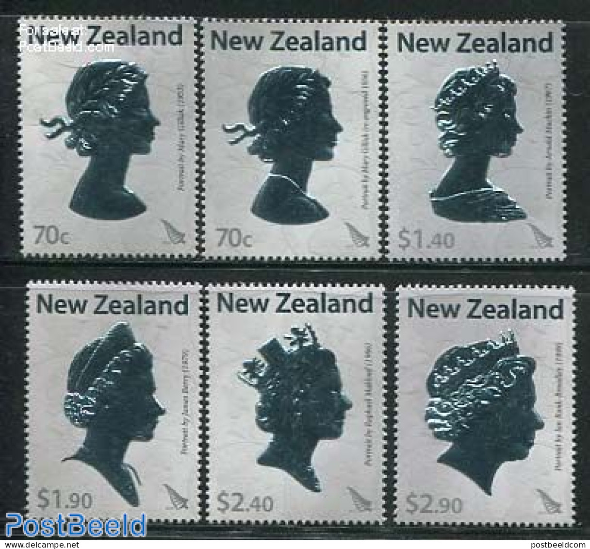 New Zealand 2013 Diamond Coronation 6v, Mint NH, History - Kings & Queens (Royalty) - Neufs