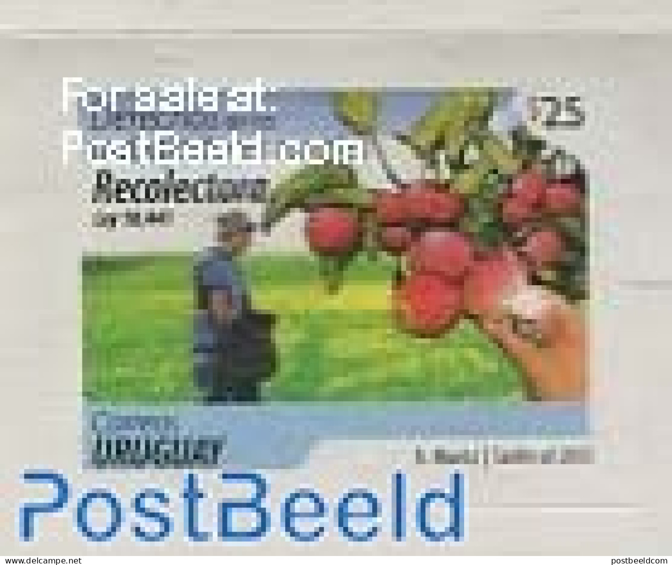 Uruguay 2013 Rural Rights 1v S-a, Mint NH, Nature - Various - Fruit - Agriculture - Frutta