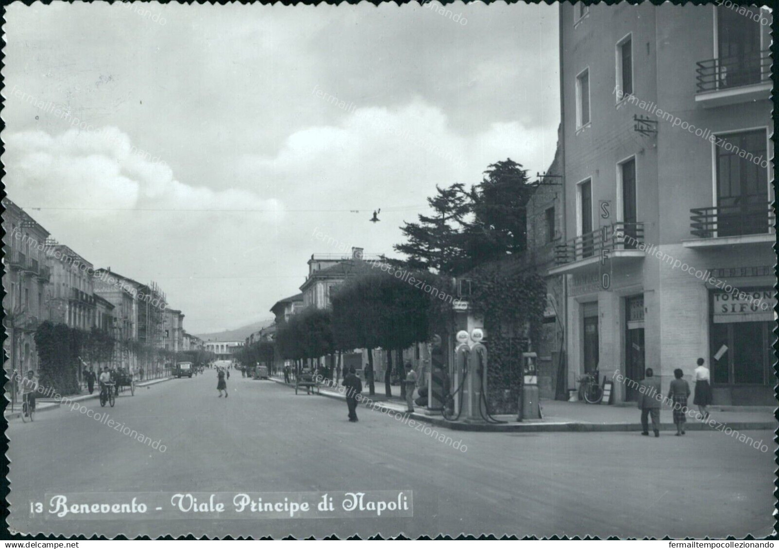 Cr567 Cartolina  Benevento Citta' Viale Principe Di Napoli  Campania - Benevento