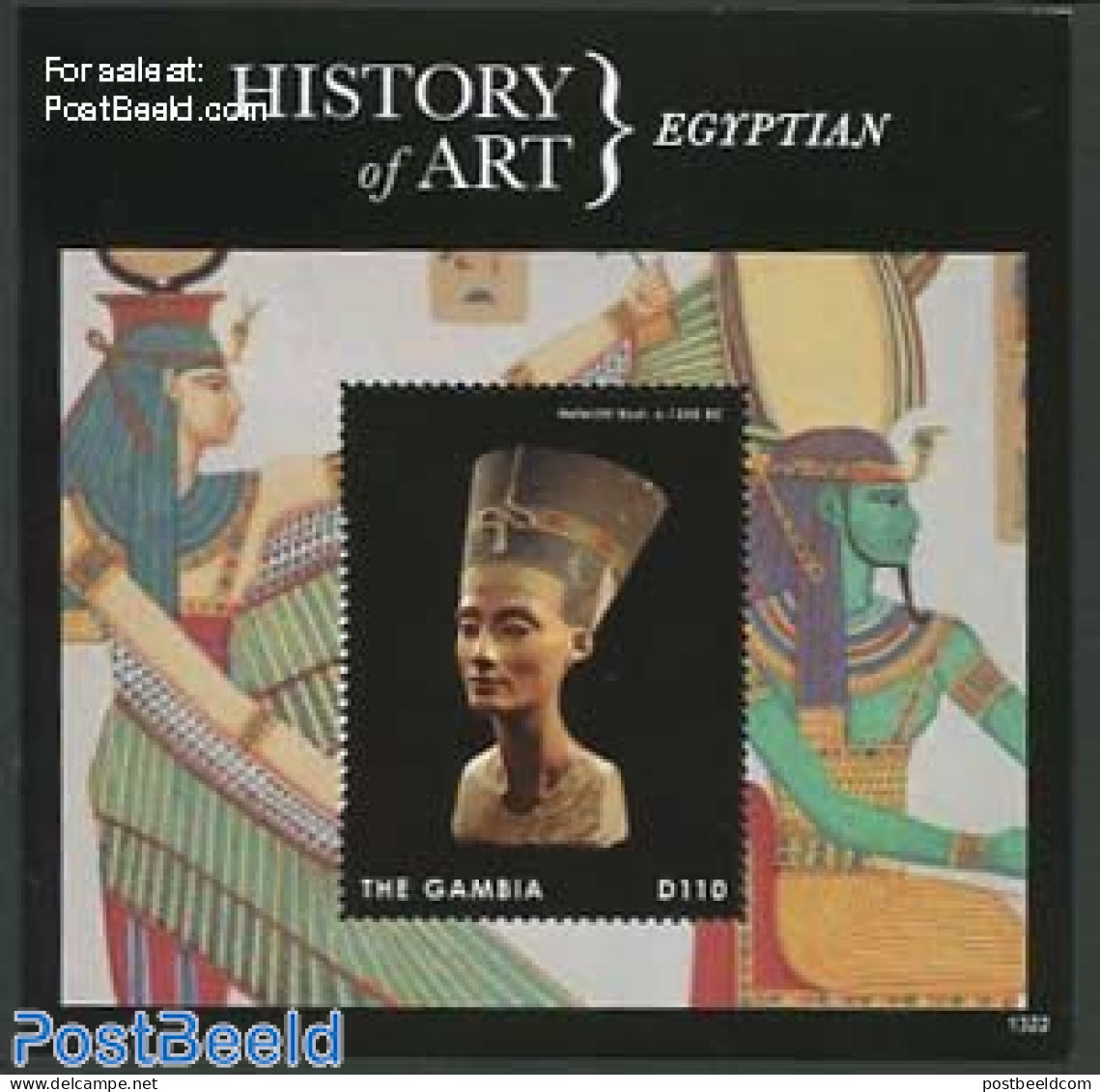 Gambia 2013 History Of Art, Egyptian S/s, Mint NH, History - Archaeology - Archéologie