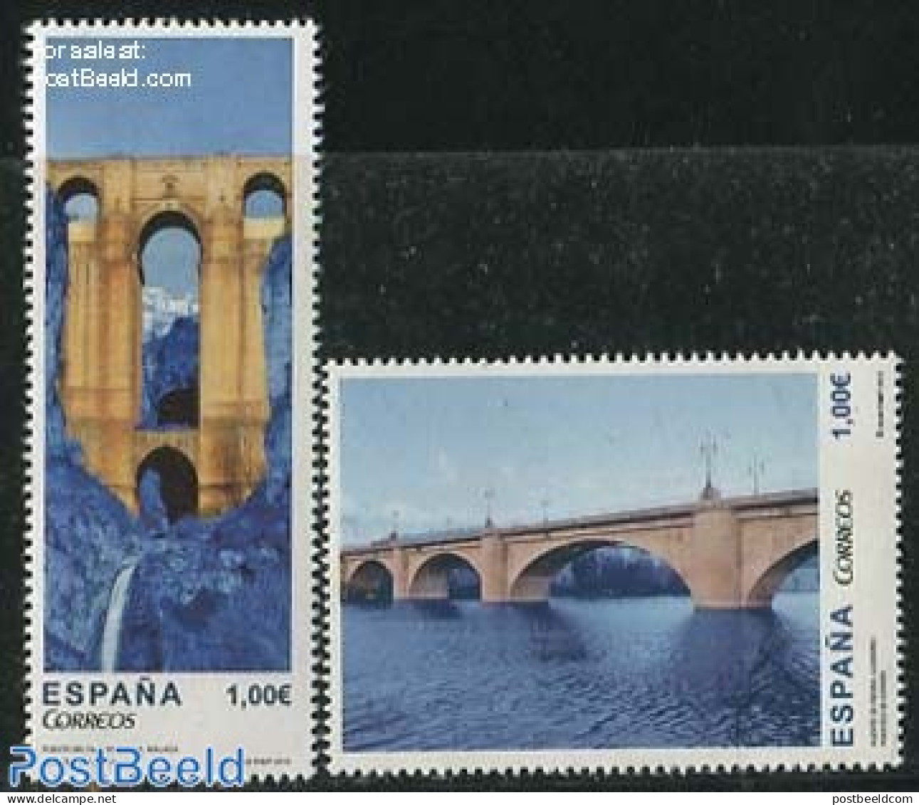 Spain 2013 Bridges 2v, Mint NH, Art - Bridges And Tunnels - Neufs