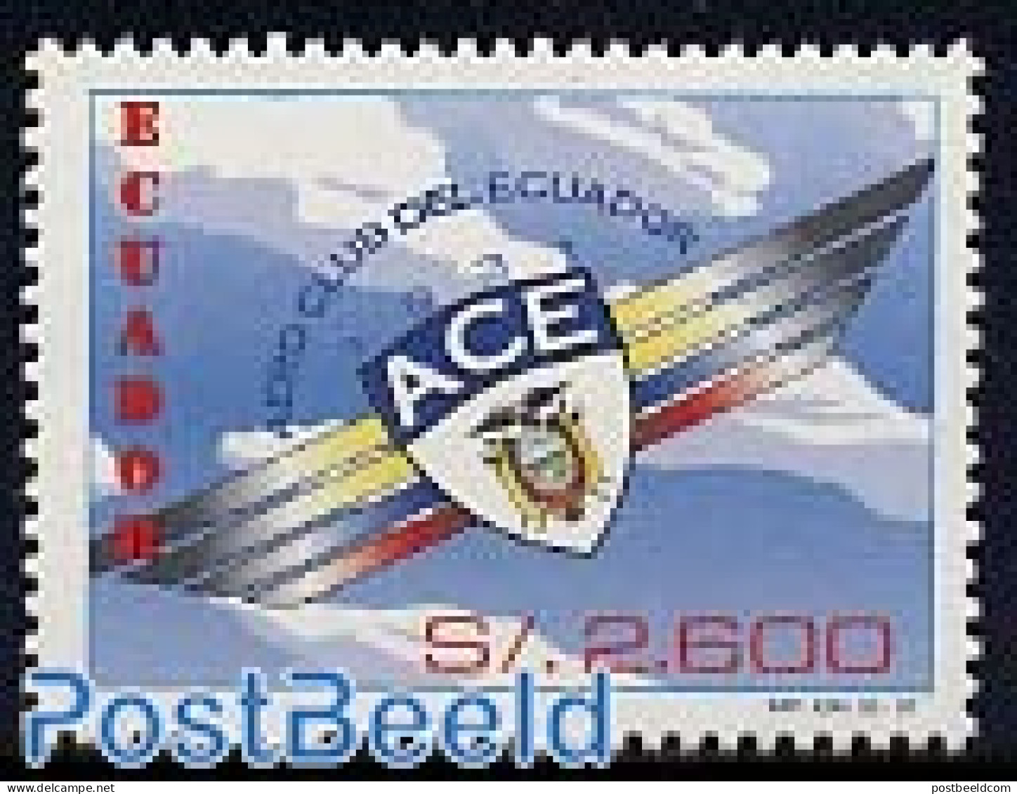 Ecuador 1997 ACE Club 1v, Mint NH, Transport - Aircraft & Aviation - Flugzeuge