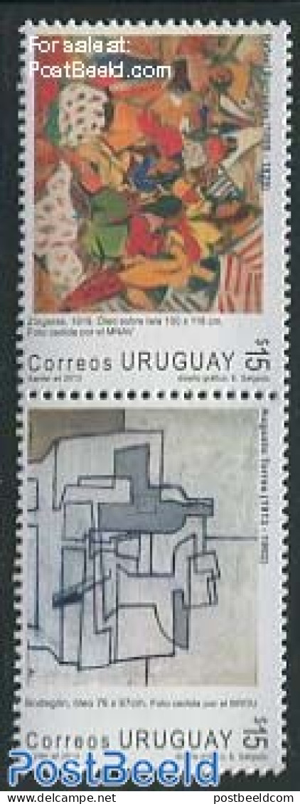 Uruguay 2013 Paintings 2v [:], Mint NH, Paintings - Uruguay