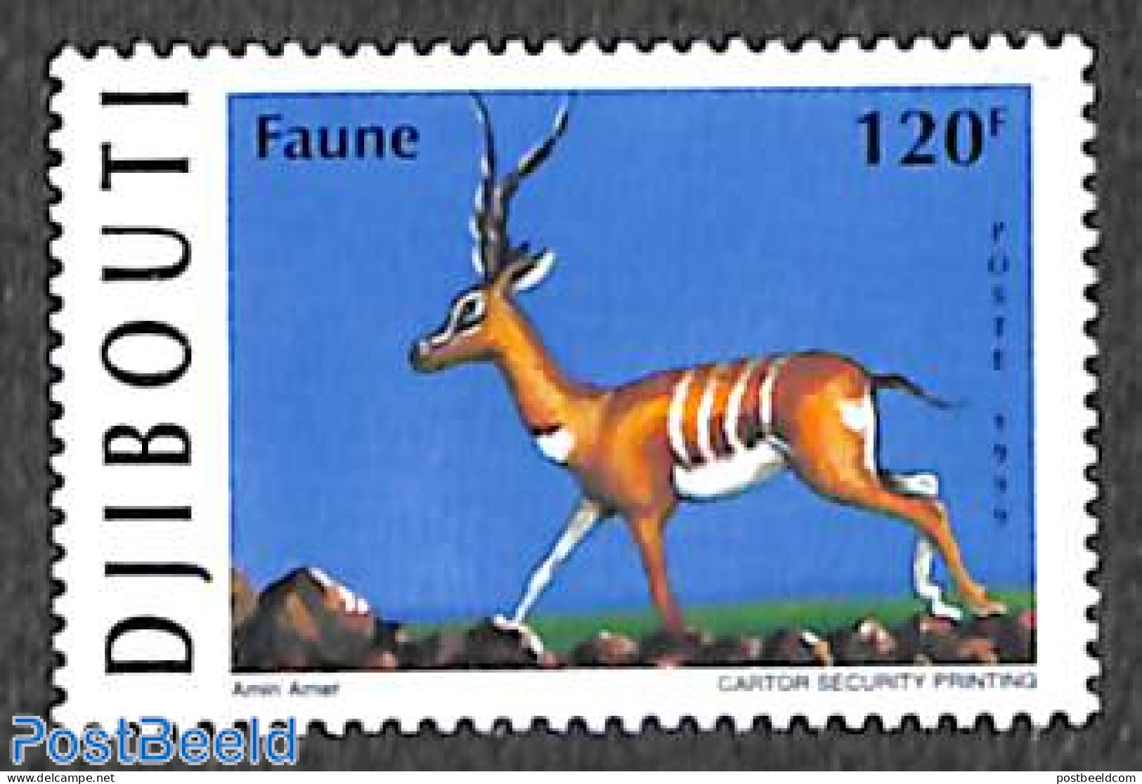 Djibouti 1999 Fauna 1v, Mint NH, Nature - Animals (others & Mixed) - Djibouti (1977-...)