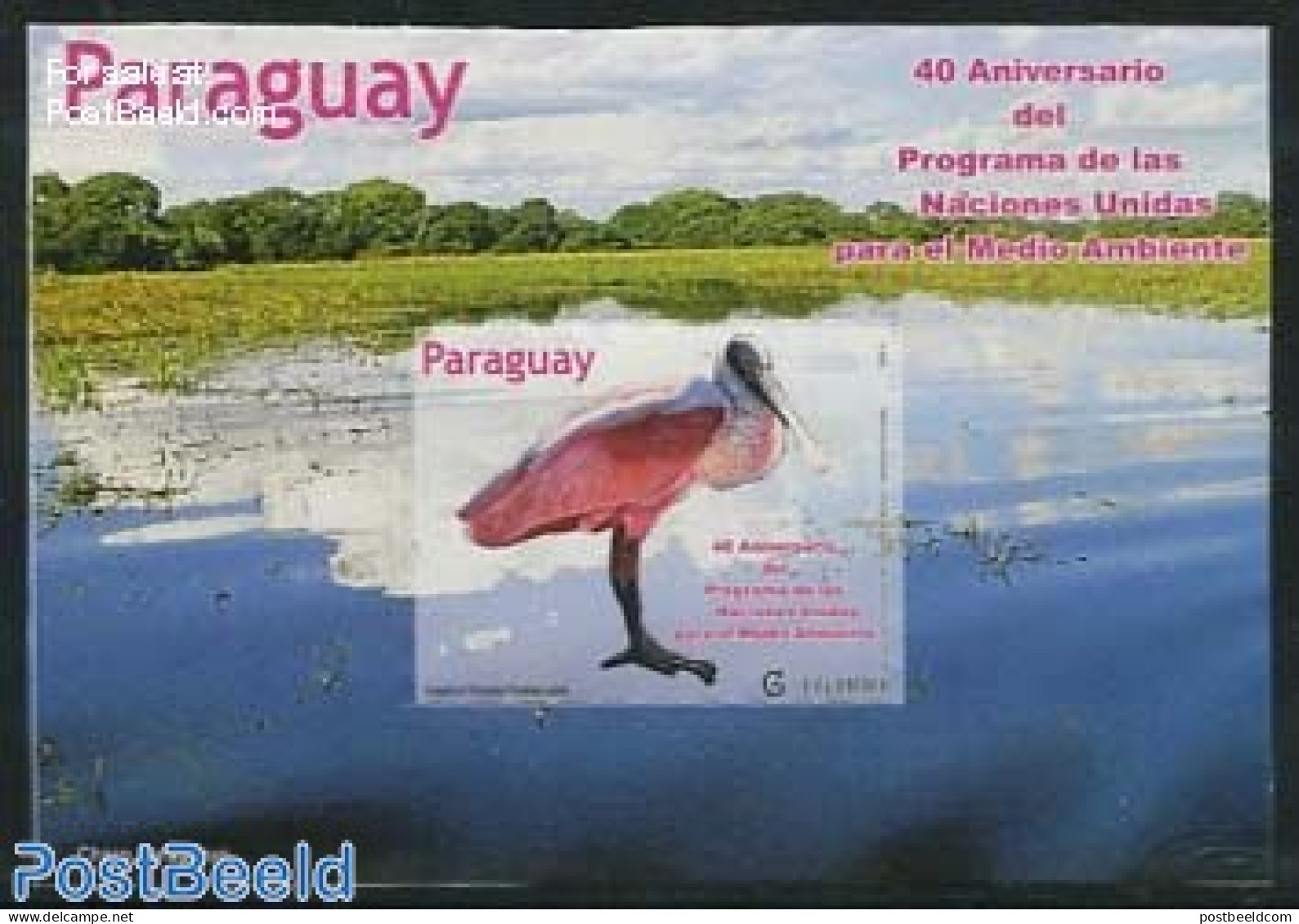 Paraguay 2012 UN Environmental Programm S/s, Mint NH, Nature - Birds - Environment - Protection De L'environnement & Climat