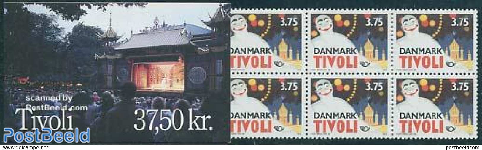 Denmark 1993 Norden, Tivoli Booklet, Mint NH, History - Various - Europa Hang-on Issues - Stamp Booklets - Fairs - Tou.. - Unused Stamps