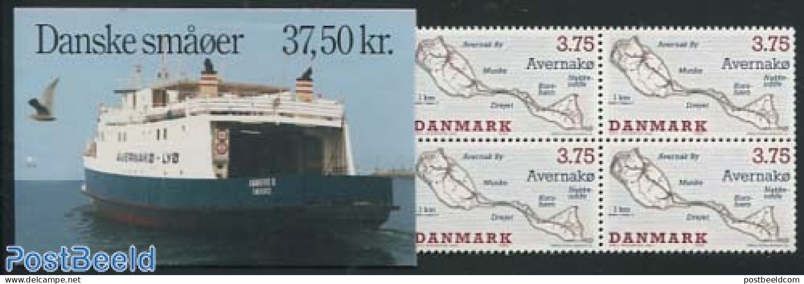 Denmark 1995 Islands Booklet, Mint NH, Various - Stamp Booklets - Maps - Ongebruikt