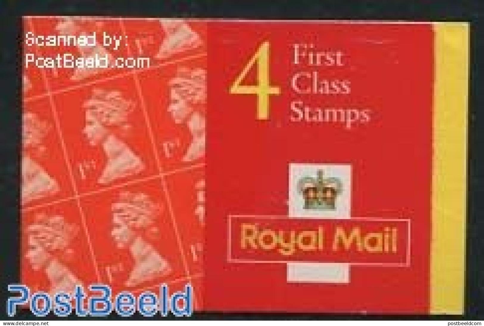 Great Britain 1997 Definitives Booklet, 4x1st, Walsall (photo), Mint NH, Stamp Booklets - Other & Unclassified