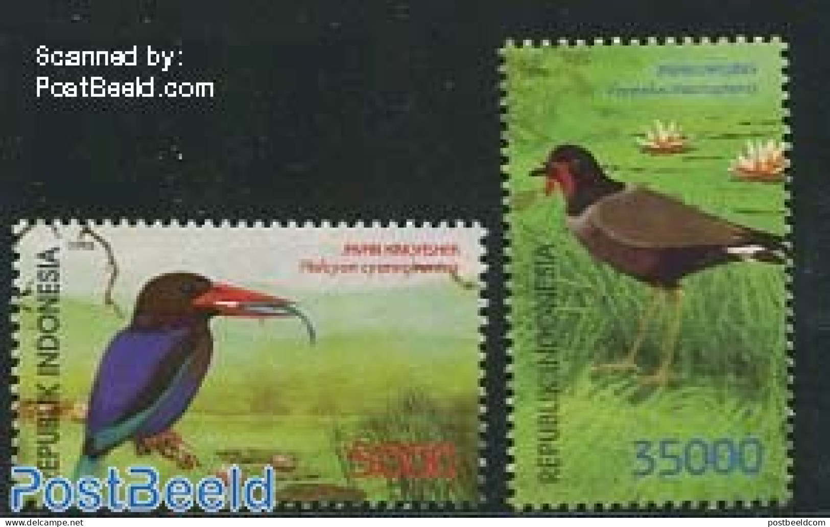 Indonesia 1998 Birds 2v (from S/s), Mint NH, Nature - Birds - Indonésie