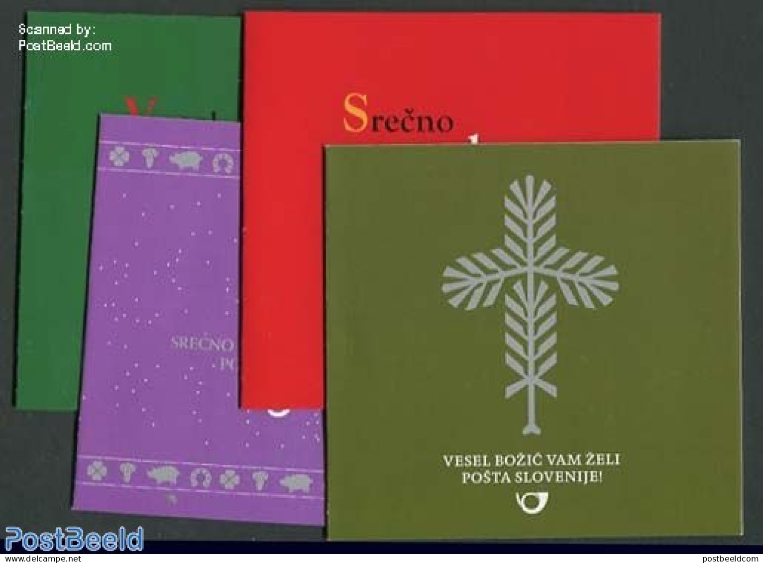 Slovenia 2013 Christmas, Newyear 4 Booklets S-a, Mint NH, Religion - Various - Christmas - Stamp Booklets - New Year - Weihnachten