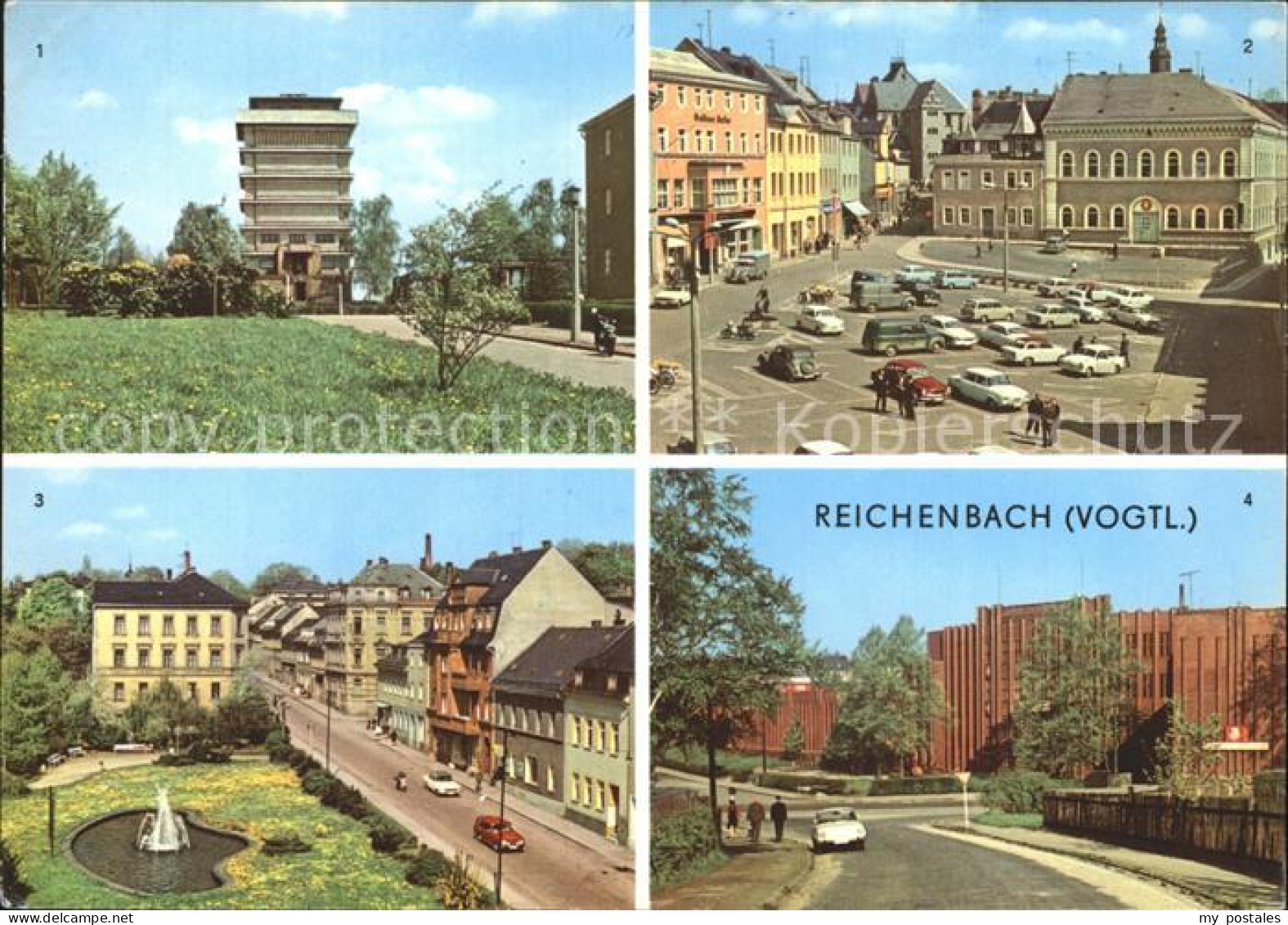 72237064 Reichenbach Vogtland Wasserturm Marktplatz Park Des Friedens Ingenieurs - Autres & Non Classés