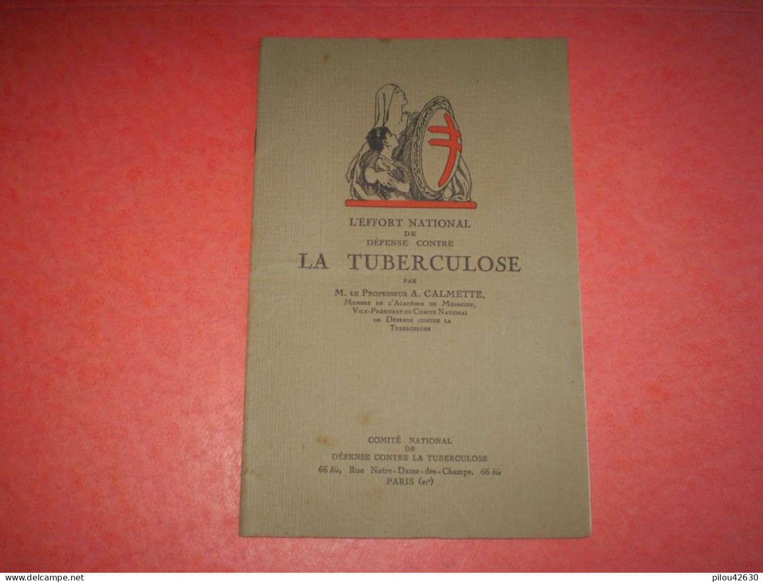 L'effort National Contre La Tuberculose Par Le Professeur CALMETTE Du Comité National De Défense Contre La Tuberculose - Santé