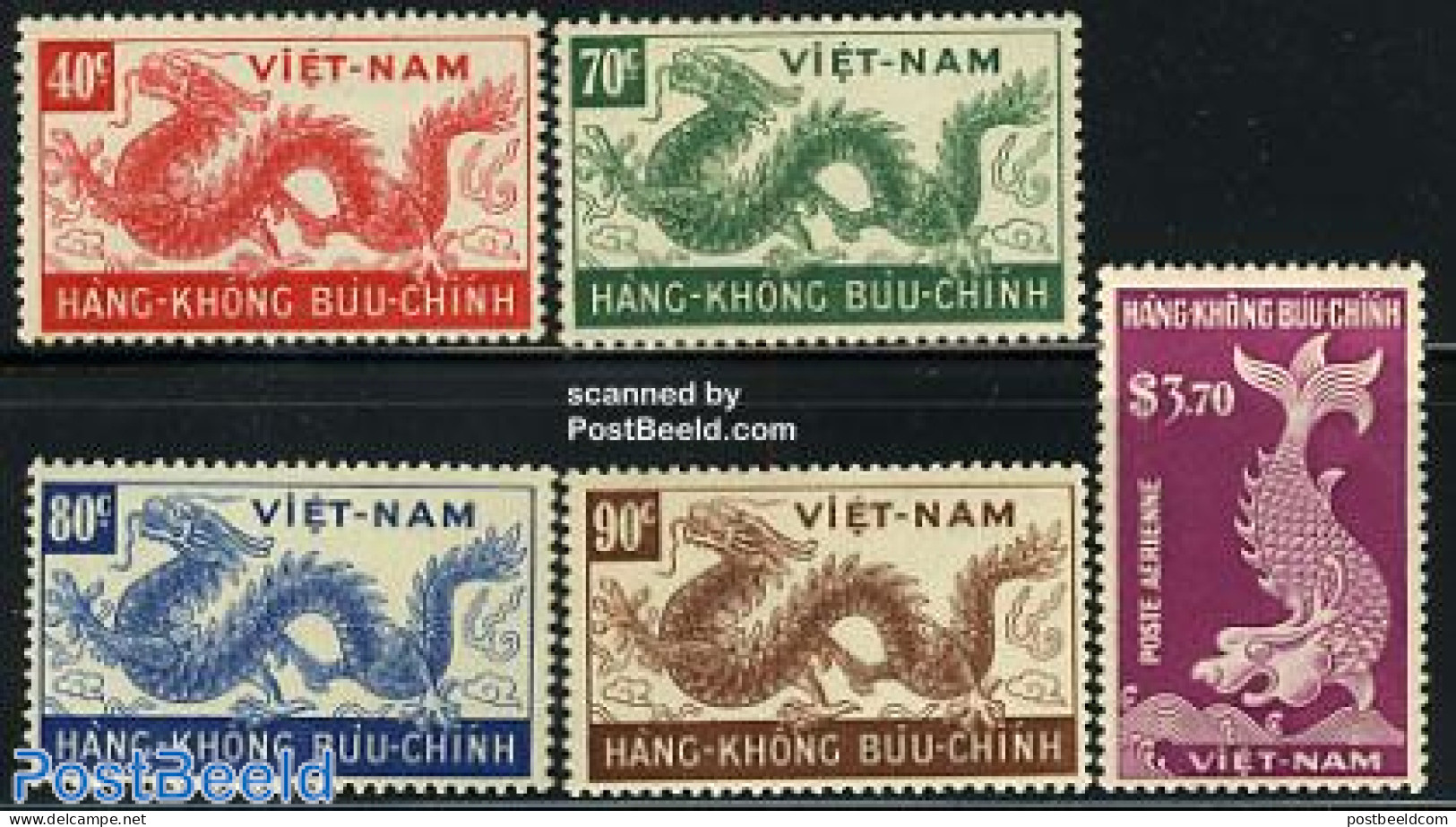 Vietnam, South 1952 Festival 5v, Mint NH - Sonstige & Ohne Zuordnung