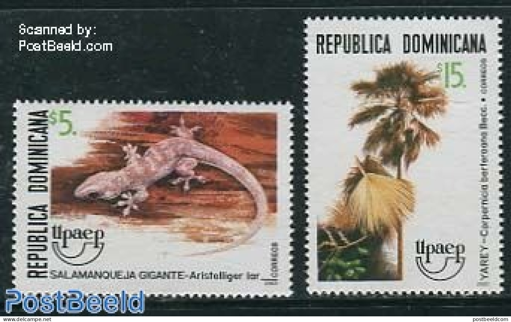Dominican Republic 2003 UPAEP 2v, Mint NH, Nature - Animals (others & Mixed) - Reptiles - Trees & Forests - U.P.A.E. - Rotary, Lions Club