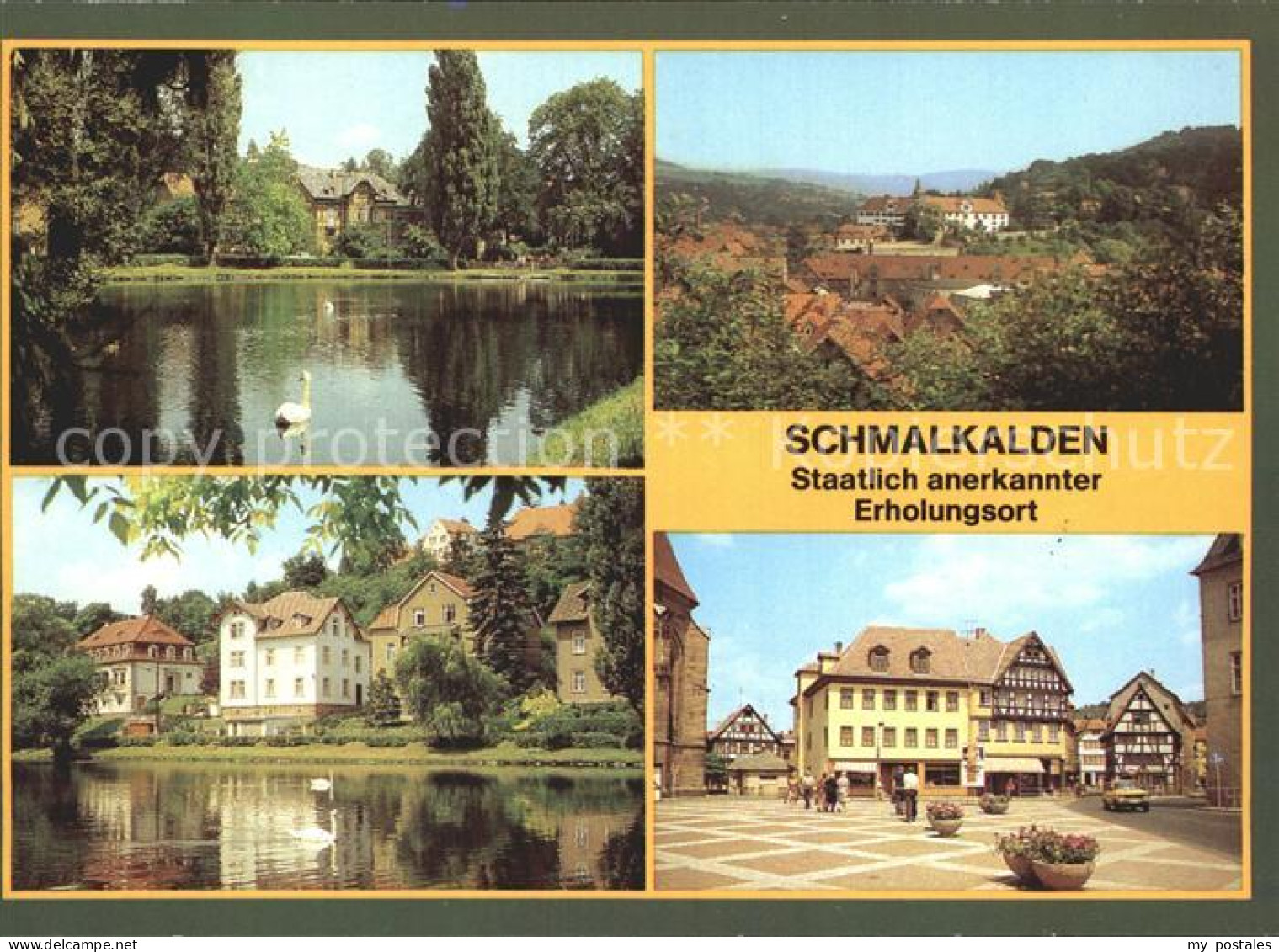 72237056 Schmalkalden Schloss Wilhelmsburg Schwanenteich Altmarkt Schmalkalden - Schmalkalden