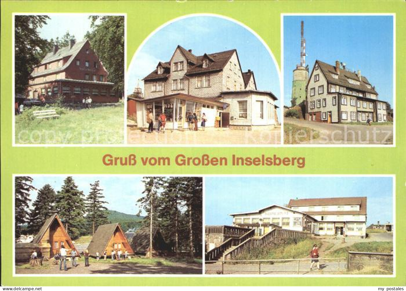 72237054 Grosser Inselsberg Haus Am Reitstein Ferienheim HO Gaststaette Stadt Go - Autres & Non Classés