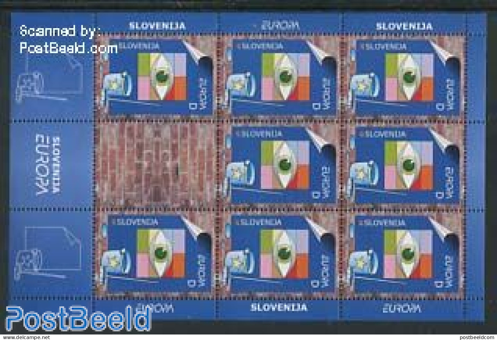 Slovenia 2003 Europa, Poster Art M/s, Mint NH, History - Europa (cept) - Art - Poster Art - Slovénie