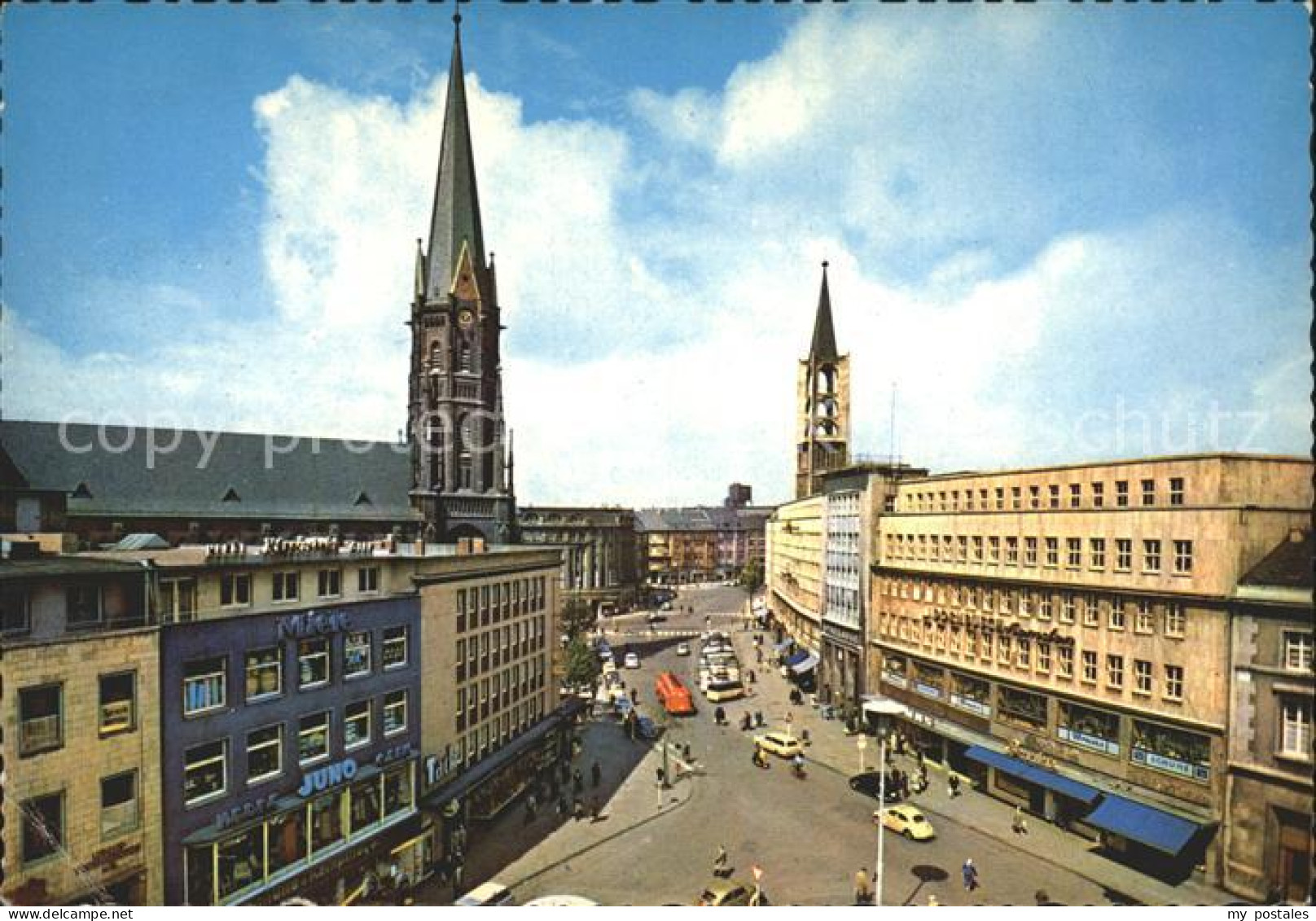 72237037 Gelsenkirchen Sparkasse Und Neumarkt Kirche Gelsenkirchen - Gelsenkirchen