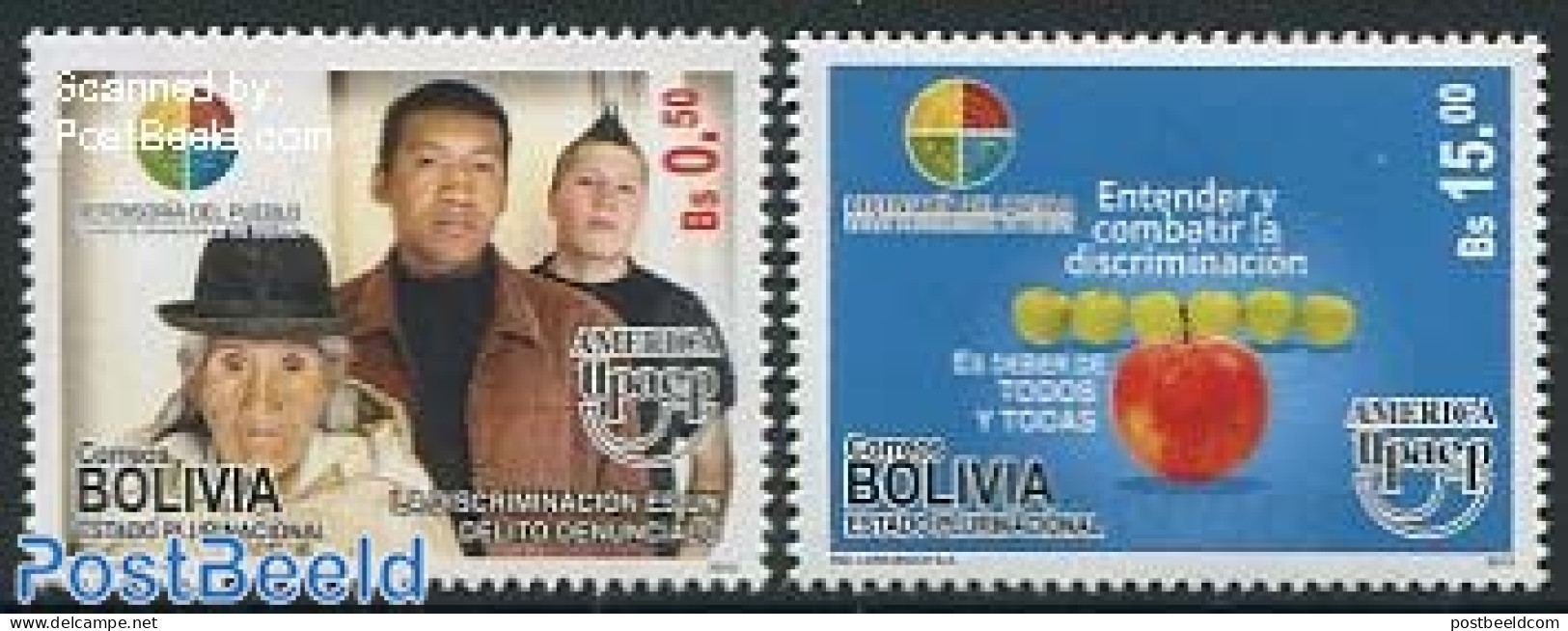 Bolivia 2013 UPAEP 2v, Mint NH, U.P.A.E. - Bolivie