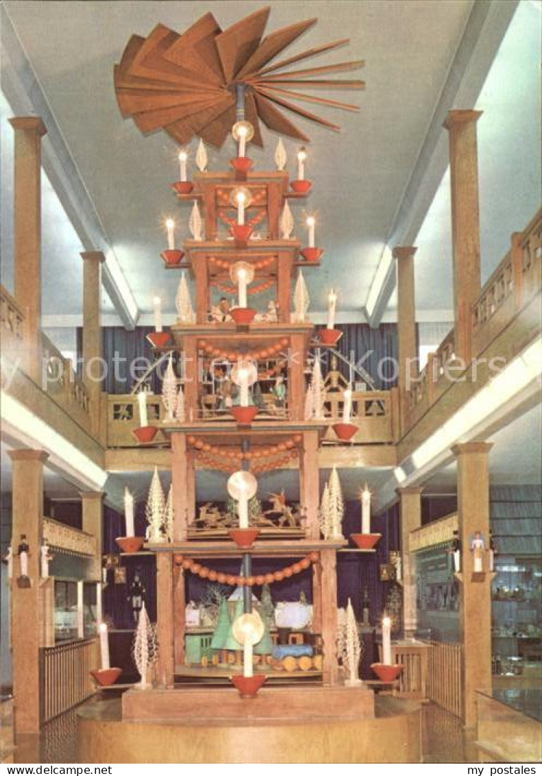 72237030 Seiffen Erzgebirge Erzgebirgisches Spielzeugmuseum Pyramide Kurort Seif - Seiffen