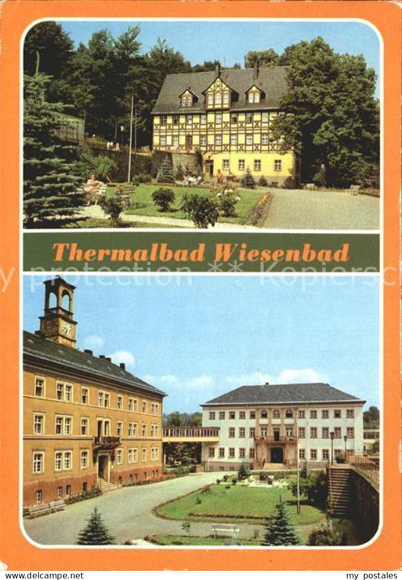 72237028 Wiesenbad Robert Koch Haus Sanatorium Thermalbad Wiesenbad - Autres & Non Classés