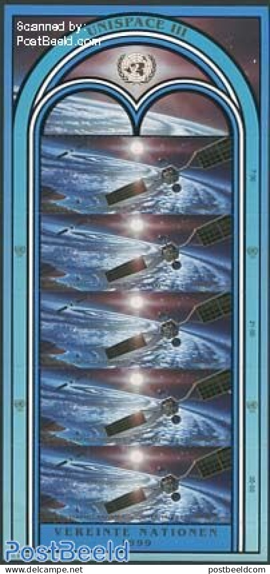 United Nations, Vienna 1999 UNISPACE M/s, Mint NH, Transport - Space Exploration - Other & Unclassified