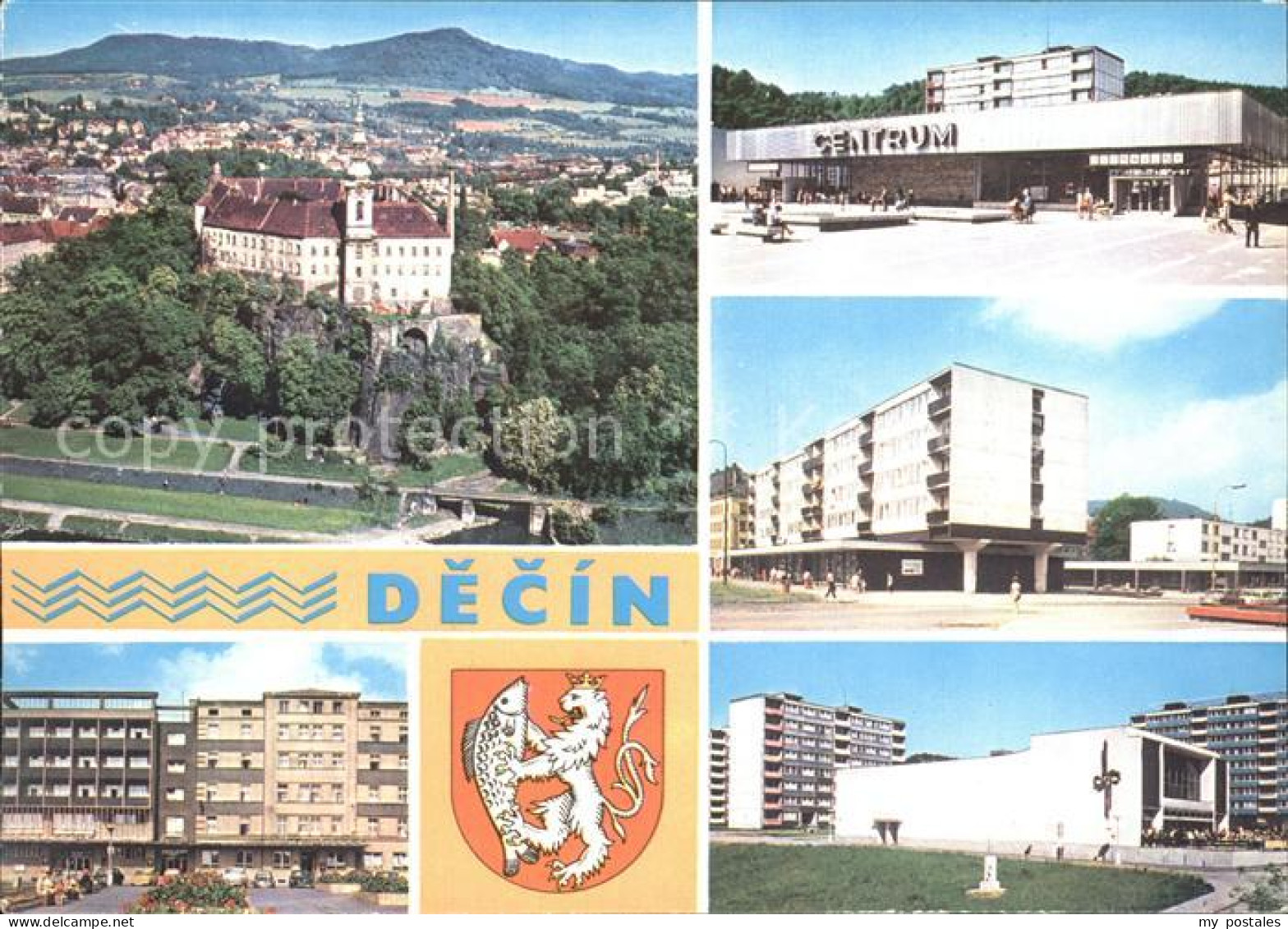 72237017 Decin Boehmen Zamek Obchodni Stredisko Centrum Kino Kotva Decin - Repubblica Ceca
