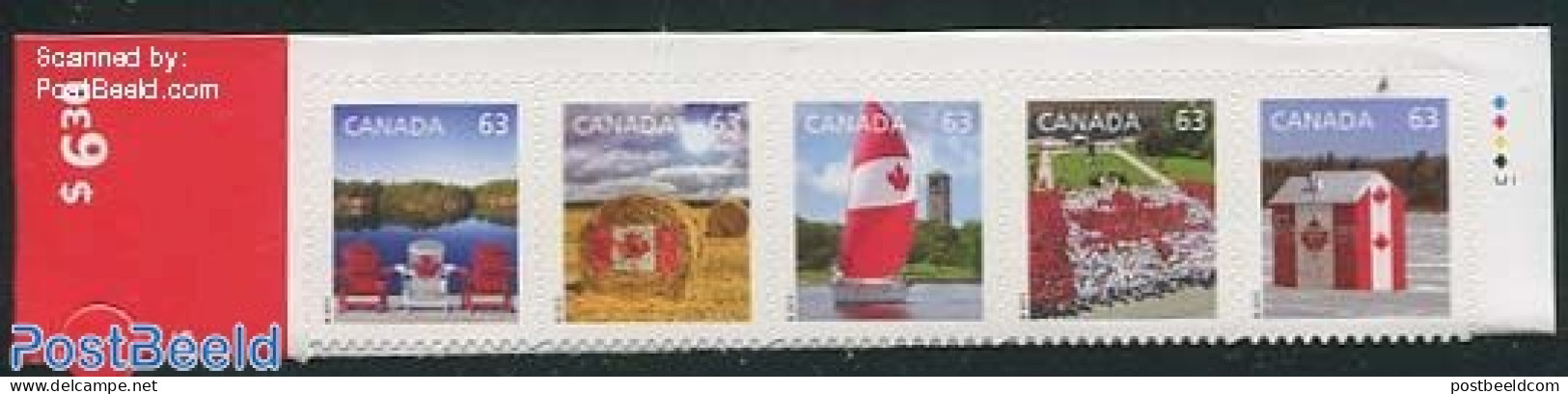 Canada 2013 Canadian Pride (5x63c), Mint NH, Transport - Ships And Boats - Neufs