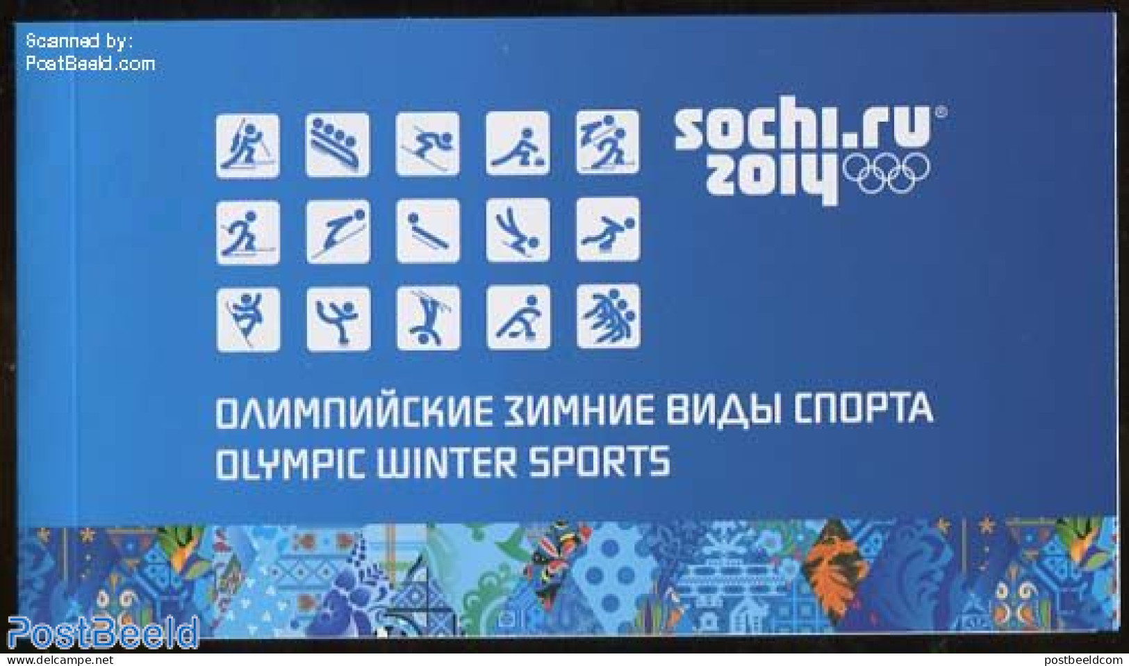 Russia 2014 Olympic Games Sochi Prestige Booklet, Mint NH, Sport - (Bob) Sleigh Sports - Ice Hockey - Olympic Winter G.. - Hiver