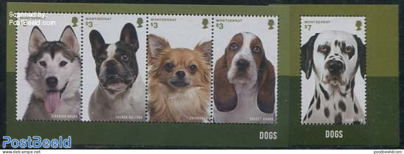 Montserrat 2014 Dogs 2 S/s, Mint NH, Nature - Dogs - Autres & Non Classés