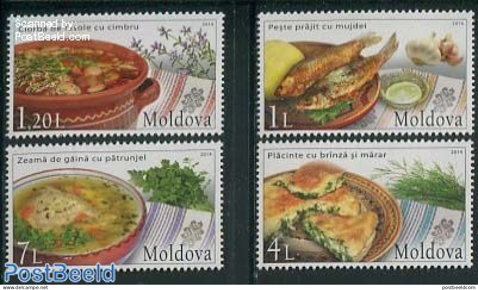 Moldova 2014 Food 4v, Mint NH - Sonstige & Ohne Zuordnung
