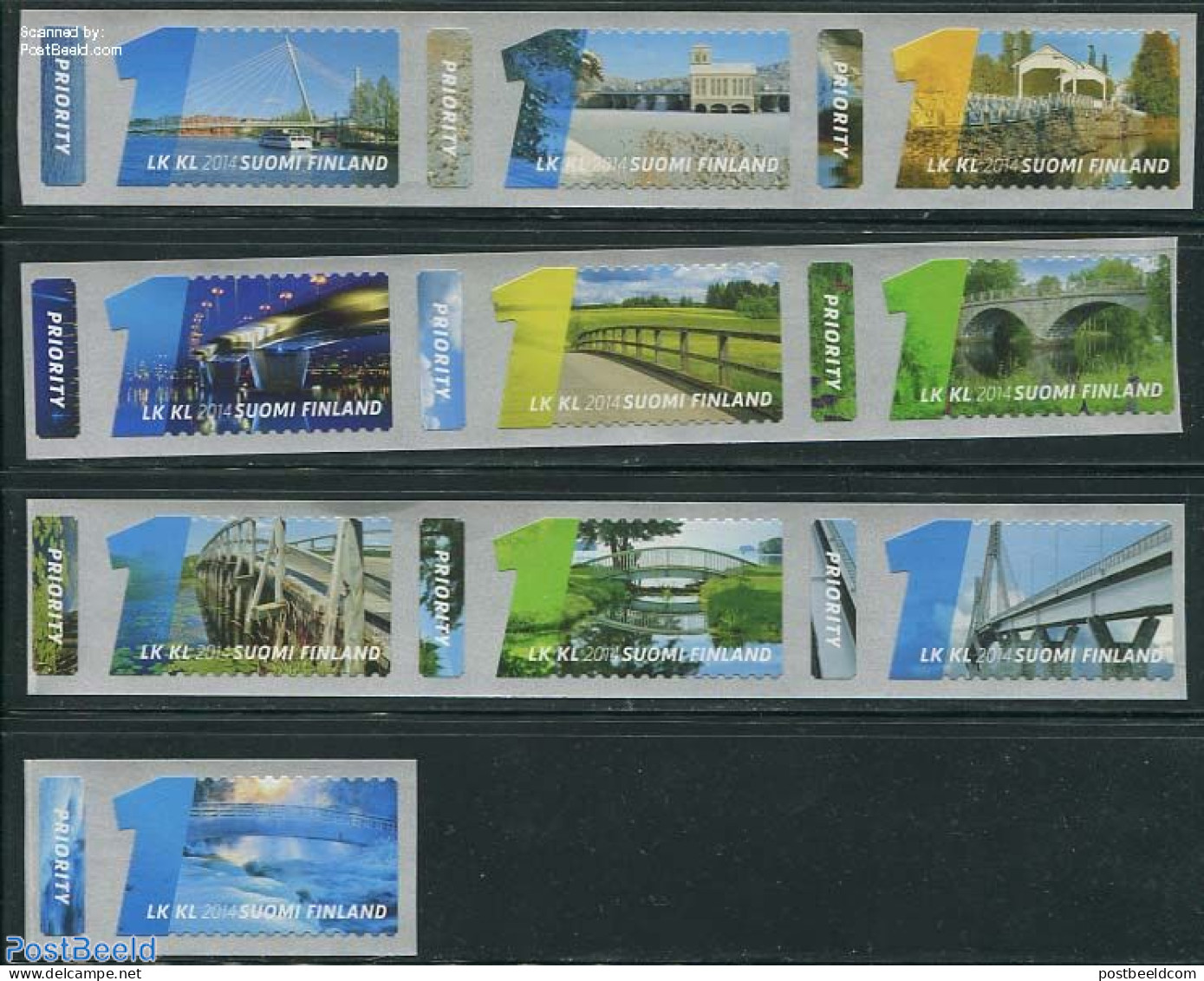 Finland 2014 Water & Bridges 10v S-a, Mint NH, Art - Bridges And Tunnels - Ungebraucht